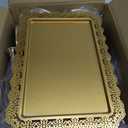 12 Pieces Gold Cake Stand Set, Vintage Cake Display Stand with Crystal Edge and Cupcake Display Tray, Dessert Table Display Set for Wedding Party Baby Shower Anniversary Celebration