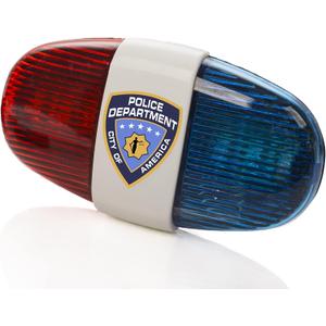 Kids Tech Bike LED Light - Police Sound Light Electronic Horn - Bicycle Siren, 5 LED Light 4 Sounds Trumpet, Warning Safety Light, Waterproof Bicycle Lights Accessories, (Batteries Not Included)