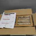 Backdrop Stand Heavy Duty with Base 8.2FT x 8.2FT, Gold Portable Adjustable Pipe and Drape Backdrop Stand Kit, Square Metal Arch Party Frame for Wedding Birthday Party Banquet Decorations