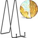 TR-LIFE 3 Pack 12 Inch Plate Stands for Display - Large, Metal Picture Frame Holder Stand + Easels for Decorative Platter, Book, Plaque, Photo, Table Top Art