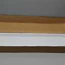 Z metnal Small Floating Shelves, Natural Wooden Display Wall Shelf for Picture Ledge, Nursery Floating Shelves, White, Wall Mounted, 12 x 5.5 inch, 2 Pcs