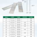 meite 18 Gauge Brad Nails, 1-1/4-Inch 18GA Brad Nails, Galvanized Nail Gun Nails for Pneumatic, Electric Brad Nailer Gun (5,000 Counts)