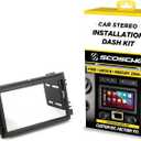 Scosche FD1426B Double DIN Radio Install Dash Kit Compatible with Select 2004-10 Ford, Lincoln and Mercury Vehicles - Aftermarket Car Stereo Installation Kit - See Guide in Images to Verify Vehicle