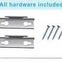 Wesiti 4 Packs Curtain Single Rods Bulk for Windows Adjustable Tension Rod for Door Kitchen Valance Sash Curtains, Bracket and Hardware Included(48-84 Inch,White)