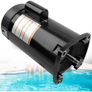 B2853 1 HP Single Speed Pool Pump Motor Fits for A.O. Smith Century B285,Pentair SuperFlo,Sta-Rite WhisperFlo,Challenger,Pinnacle,Anthony Pumps - 115/230V | 56Y Frame | 3450 RPM | 6.5/13.0 Max Amps, Size: B2853