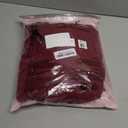 Long Black Formal Dresses for Women Gowns Evening Party Cocktail Dress,Split Elegant V Neck Wrap Ruffle Wedding Guest Dresses (Large, Burgundy)