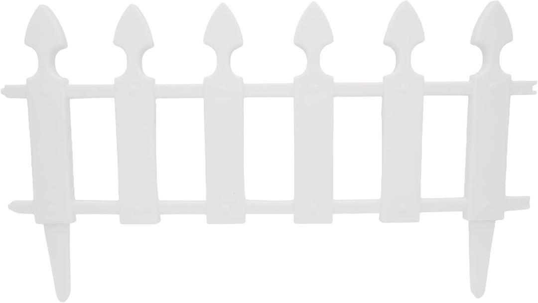EasyFlex 24.9' Picket Border Fence Kit, White