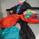 Dia De Los Muertos Decoration, 6 FT Halloween Inflatables Dcor Day of The Dead Spooky Sugar Skull Couple, Blow Up Yard Decorations with Built-in LED for Outdoor Garden, Lawn