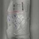 RYB HOME Sheer Curtains Adhesive No Drill Decorative for Window with Tie Back, Home Decor Light Filtering Easy to Install for Bedroom Living Room, Pure White, W 35 x L 48, 1 Panel