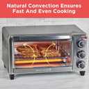 BLACK+DECKER TO1313SBD Toaster Oven, 15.47 Inch, Silver