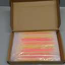 150 Pcs Glow in the Dark Straws Glow Stick Plastic Assorted Colors Straws Neon Party Supplies for Cocktail Drinks, Bars, Restaurants Weddings Birthdays