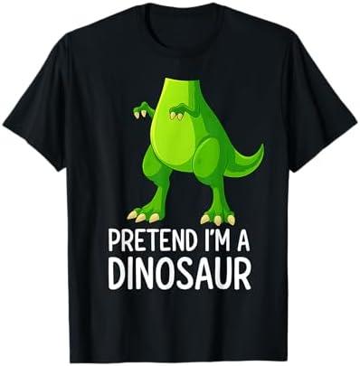 Pretend I’m a Dinosaur Costume Halloween T-Shirt Size M