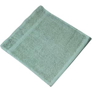 Textile Face Towel Set, 12x12 Inch, 100% Soft Cotton, 16 Single Ring Spun Washcloths, Absorbent & Durable Face Towel for Household, Spa, Gym and Hotels - 23 Pack (Oil Green)