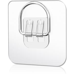 20 Pack Plate Hangers for The Wall, Premium Adhesive Picture Hangers, Invisible Wall Plate Hanger for Displaying Plates