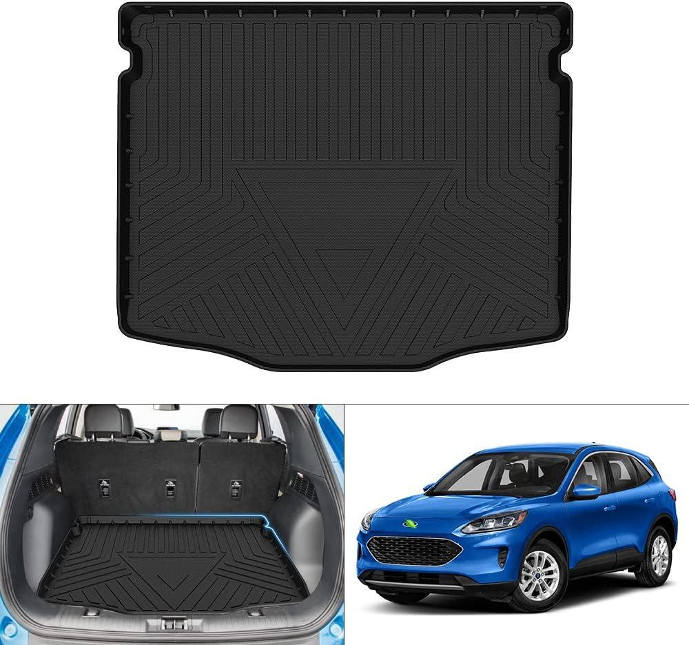 Escape Cargo Liner - Trunk Mat for Ford Escape 2020-2025 2026, All Weather Cargo Mat for Escape Accessories, Heavy Duty Car Mats, Car Accessories