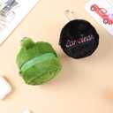 2 x Dog Poop Bag Holder, Cute Poop Bags Dispenser with Metal Clip, Doggie Waste Bag Dispenser for Leash, Green