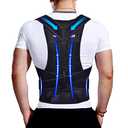 Upgraded Posture Corrector Back Brace for Men and Women, New Version Lumbar Support for Posture Improving and Pain Relief, Full Back Support for Neck, Shoulder, Waist Pain