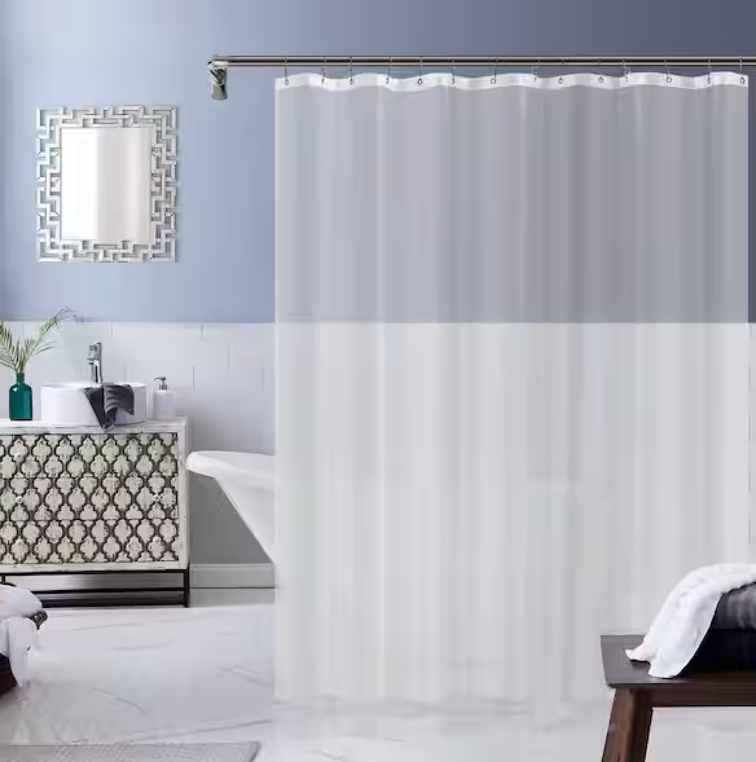 Clear Shower Curtain 70x82 