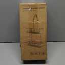 Shower Caddy Hanging Bathroom Organizer: Rustproof Shelf for Inside Shower - No Drilling Racks Over Showerhead - Bath Shelves for Shampoo Soap (Black)