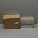 GUOER 5 Drawers Clear Jewelry Box for Women and Girls, Acrylic Earring Holder Organizer Ring Holder Display Storage, Warm White