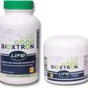 Bioxtron Life AFA Stem Cell Supplement - Joint Support & Muscle Pain - Immune System Support - Support Energy Levels - Stem Cell Production - Blue Green Algae Spirulina - 90 Caps + Cream 2 oz, EXP 04/2027
