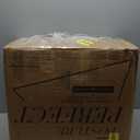 Ergonomic Office Chair with Footrest - Adjustable Lumbar Support & Headrest, 90-160 Reclining Mesh Back Computer Chair - Home Office/Gaming, 350lbs Capacity (Light Grey)