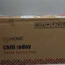 ChooChoo Farmhouse End Table, Rustic Vintage End Side Table with Storage Shelf for Small Spaces, Nightstand Sofa Table for Living Room, Bedroom White 2 Pack