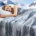 Cooling Blanket King Size (90"X108"), Cold Blanket for Hot Sleepers, Ultra-Cool Lightweight & Breathable, Soft Thin for Night Sweats, Bed & Couch