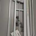 Carlson Extra Wide Walk Through Pet Gate with Small Pet Door, Includes 4-Inch Extension Kit, Pressure Mount Kit and Wall Mount Kit, White