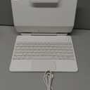 ESR iPad Air 13 Inch Case Keyboard (M3/M2, 2025/2024) & iPad Pro 12.9 inch (6th/5th/5th/3rd) Magic Keyboard, Easy-Set Floating Cantilever Stand, Precision Multi-Touch Trackpad, Rebound Series, White