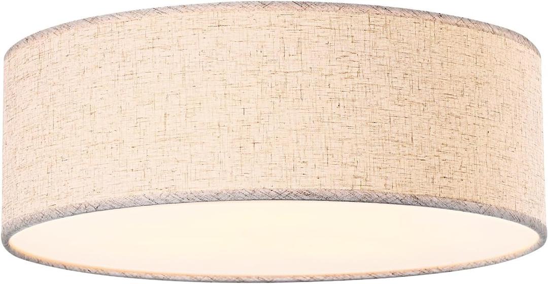 Bedroom Ceiling Light fixtures，Flush Mount Lighting, 19.7-inch