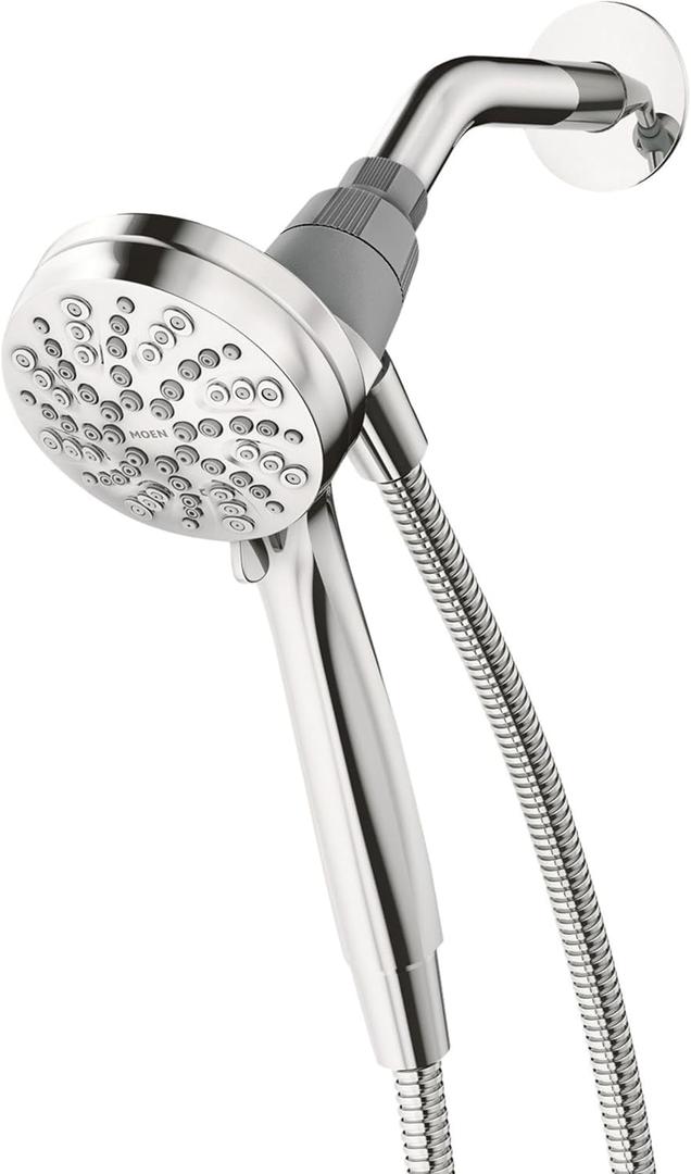 Moen Engage Magnetix Shower Head with Handheld Sprayer, 6 Handheld Shower Head Spray Functions, Chrome Finish, 26100EP
