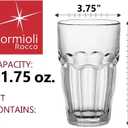 Bormioli Rocco 21.75 oz. Rock Bar Stackable Super Cooler Glass, (Set of 6)