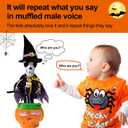 MIAODAM Halloween Toys: Skeleton & Talking Cactus, Singing Pumpkin with Halloween Songs, Glowing Skeleton Decor
