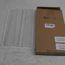 Leinuosen 4 Pcs Clear Medicine Shelves 13 Inch Acrylic Medicine Cabinet Replacement Shelves Suitable for Bathroom Living Room Kitchen Wall Mounted and Hanging Cabinet