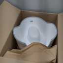 BabyBjrn Potty Chair, White/Gray | Potty Training Toilet, Easy-to-Clean, Removable Inner Potty, Non-Slip