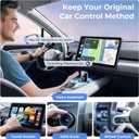 Wireless Carplay Adapter for iPhone, 2 in 1 Plug and Play Mini CarPlay and Android Auto Adapter for iOS 10 Android 11 and Above, Convert Wired Car Play to Wireless