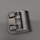 Detachable Pet Dog Clipper Blades,Compatible with Andis Size 4FC Cut Length 3/8"(9.5mm),Most Oster A5,Wahl KM Series Clippers,Made of Ceramic Blade & Stainless Steel Blade