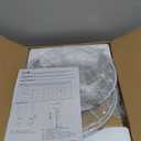 28" Black Farmhouse Table Lamps Set of 2 with USB C+A Ports & AC Outlet for Vintage Living Room Rustic Bedroom,3-Way Dimmable Touch Lamp Retro Resin Bedside Lamps for Nightstand Side Table