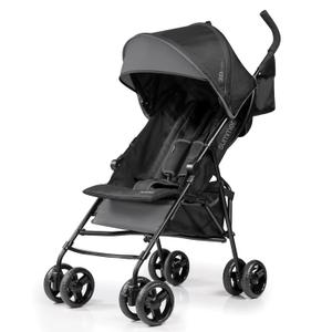 Summer by Ingenuity 3D Mini Convenience Stroller  Lightweight Stroller with Compact Fold, Multi-Position Recline, Canopy with Pop Out Sun Visor and More  Umbrella Stroller for Travel and More, Gray
