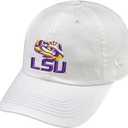 Collegiate White Team Color Adjustable Hats (White)