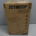 JOYMOOP Mop and Bucket with Wringer Set, Hands Free Flat Floor Mop and Bucket, 60" Mop with 3 Reusable Microfiber Pads, Wet and Dry Use, Floor Cleaning System