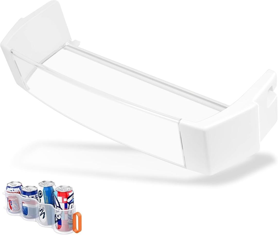 UPGRADED WR71X10409 Refrigerator Door Shelf Bin Compatible with GE Refrigerator Door Shelf PS651958 AP3185150 ZIS480 ZISB480 ZISS480 ZISW480 ZISP480 Series For GE Fridge Door Shelf Replacement