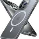 TORRAS Magnetic Guardian Designed for iPhone 15 Pro Max Case, [Military Grade Drop Tested] [Compatible with MagSafe] Slim Case for iPhone 15 Pro Max Phone Case 2023, Natural Titanium