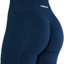 AUROLA Intensify Workout Shorts for Women Seamless Scrunch Short Gym Yoga Running Sport Active Exercise Fitness Shorts, Size L