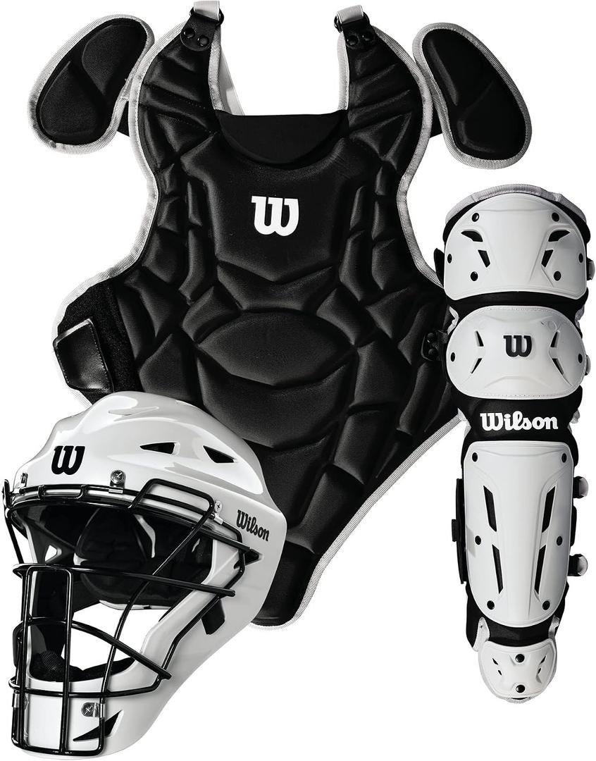 Wilson EZ Gear 2.0 Catchers Gear Kit - Black, Small/Medium