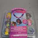 Disney Princess Necklace Activity Case  Jewelry Making Kit with Beads, Charms & Strings  Create Custom Princess Necklaces  Craft Gift for Girls Ages 3+  Portable Storage Case Included