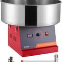 VEVOR Cotton Candy Machine Commercial, 1000W Electric Floss Maker with Stainless Steel Bowl, Sugar Scoop, Storage Drawer, Perfect for Home, Carnival, Kids Birthday, Family Party, Red