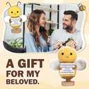 RovyFota Cute Crochet Animal,Teacher Appreciation,Sister Birthday Gifts,Positive Crochet Animals-Thank You Gifts for Women (Wife)