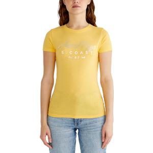 AEROPOSTALE Womens Shine Short Sleeve Graphic Tee (Gray, XXL)